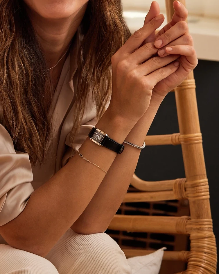 Citizen L Bianca Black Dial Apple Leather Strap EW5600-01E | CITIZEN